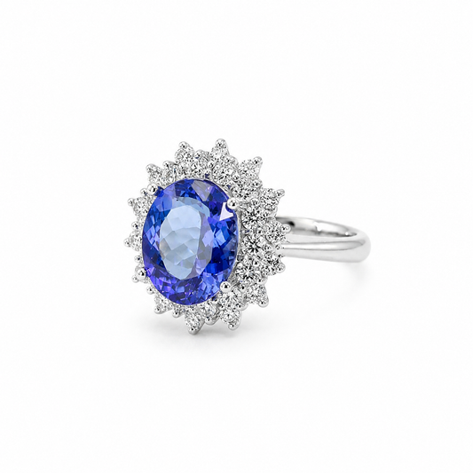 丹泉石戒指 GIA 3克拉 UG00017