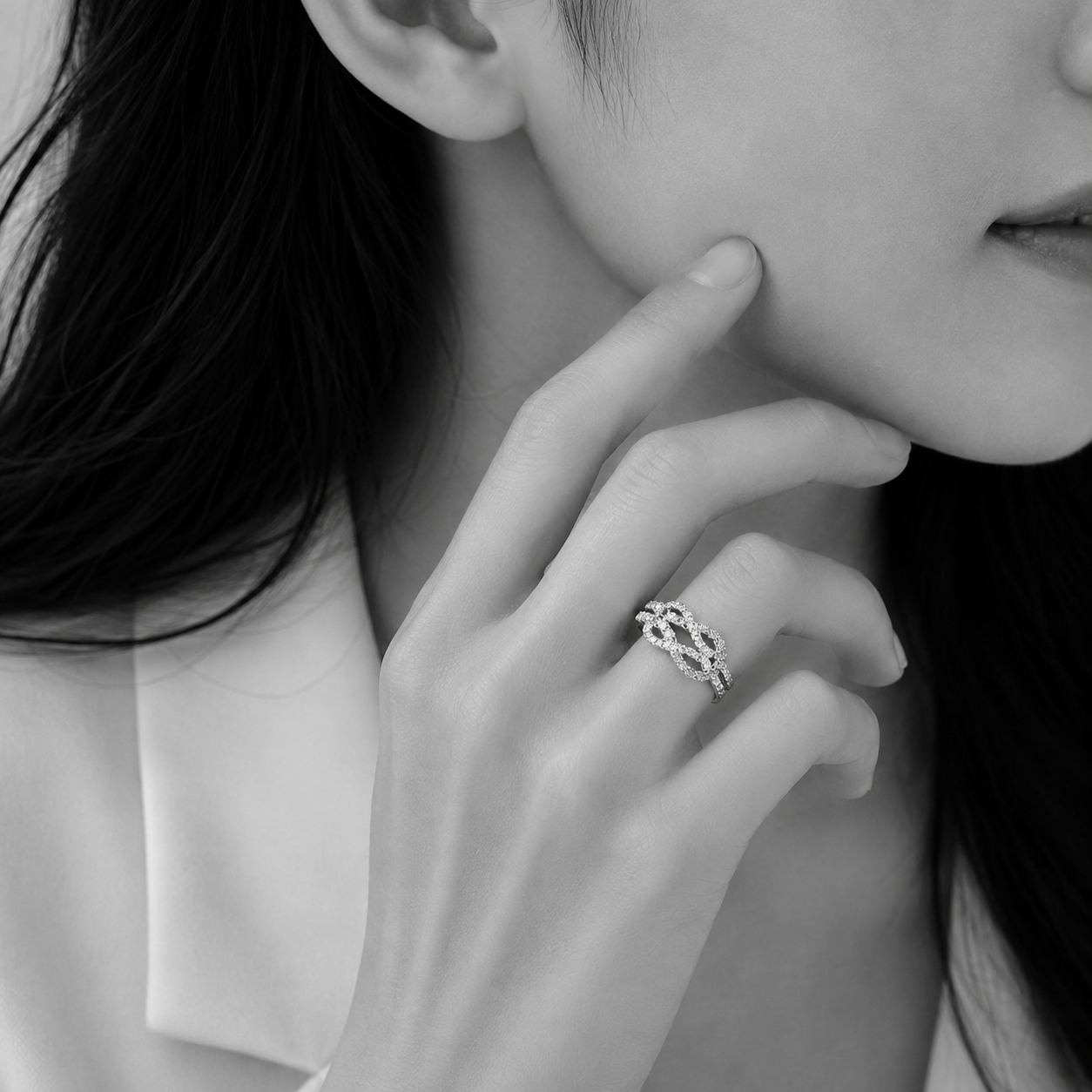 Interlace 交織線戒 23分 鑽戒 DG01297