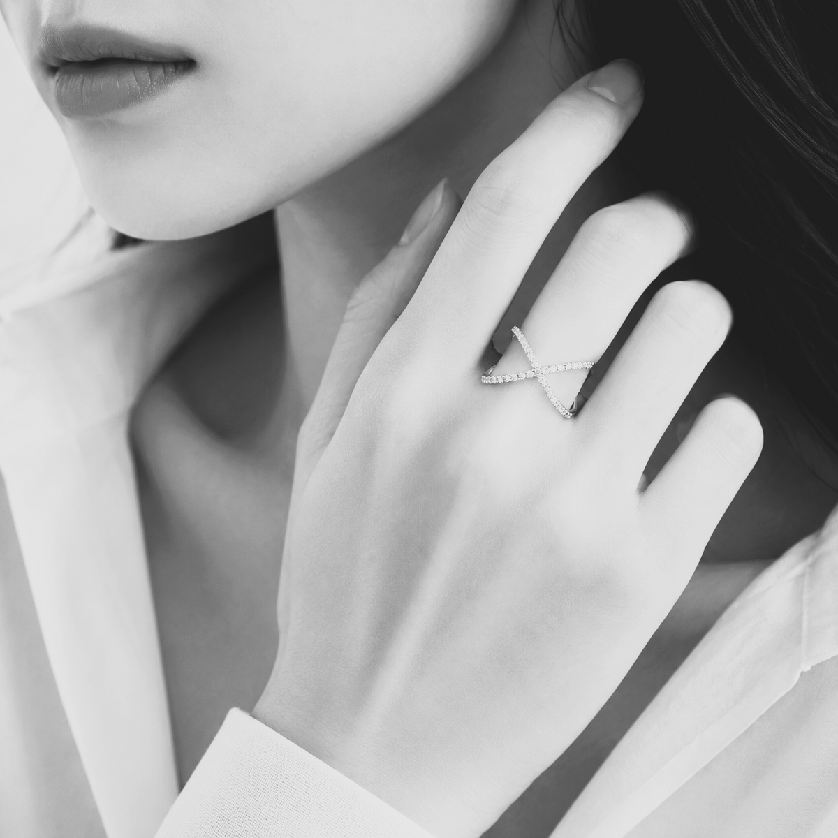 Interlace 交織線戒 20分 鑽戒 DG01302