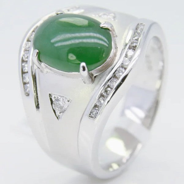 翡翠男戒 JM00040