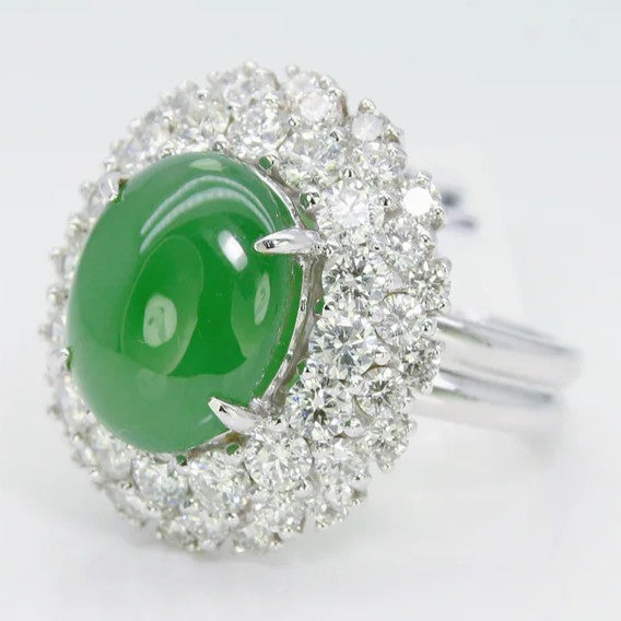 翡翠女戒 14克拉 JG00352