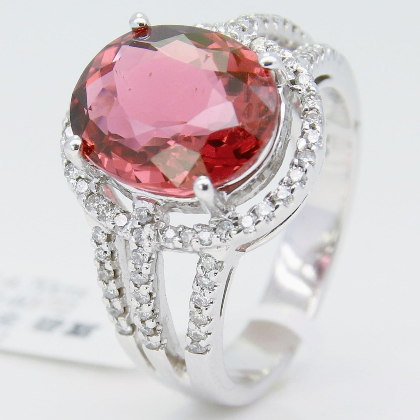 碧璽戒指 橙紅 4克拉 KG00026