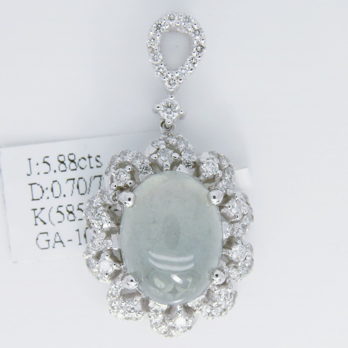 翡翠墜子 緬甸 冰種 5克拉 JD00135