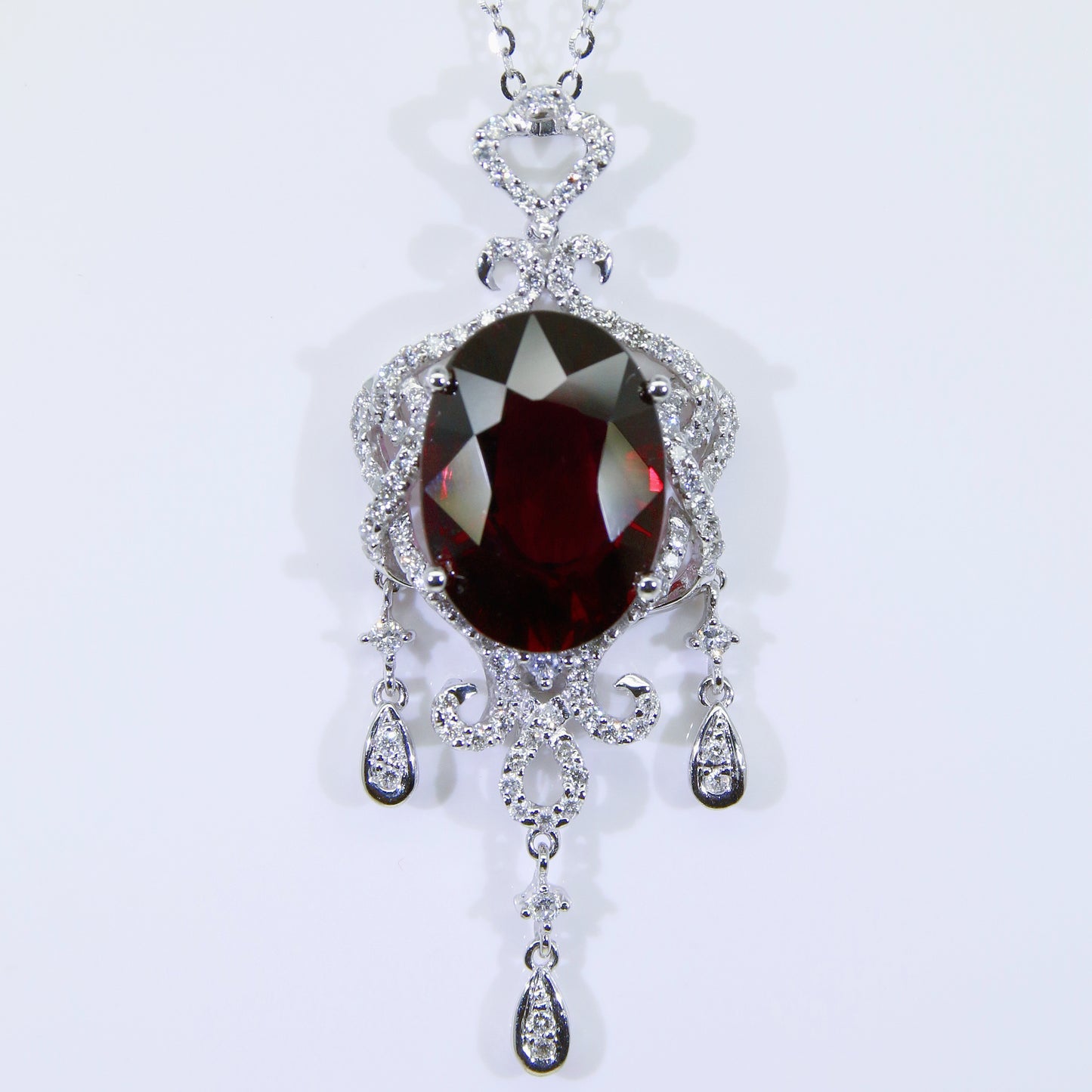 碧璽墜子 紅 無燒 10克拉 KD00013