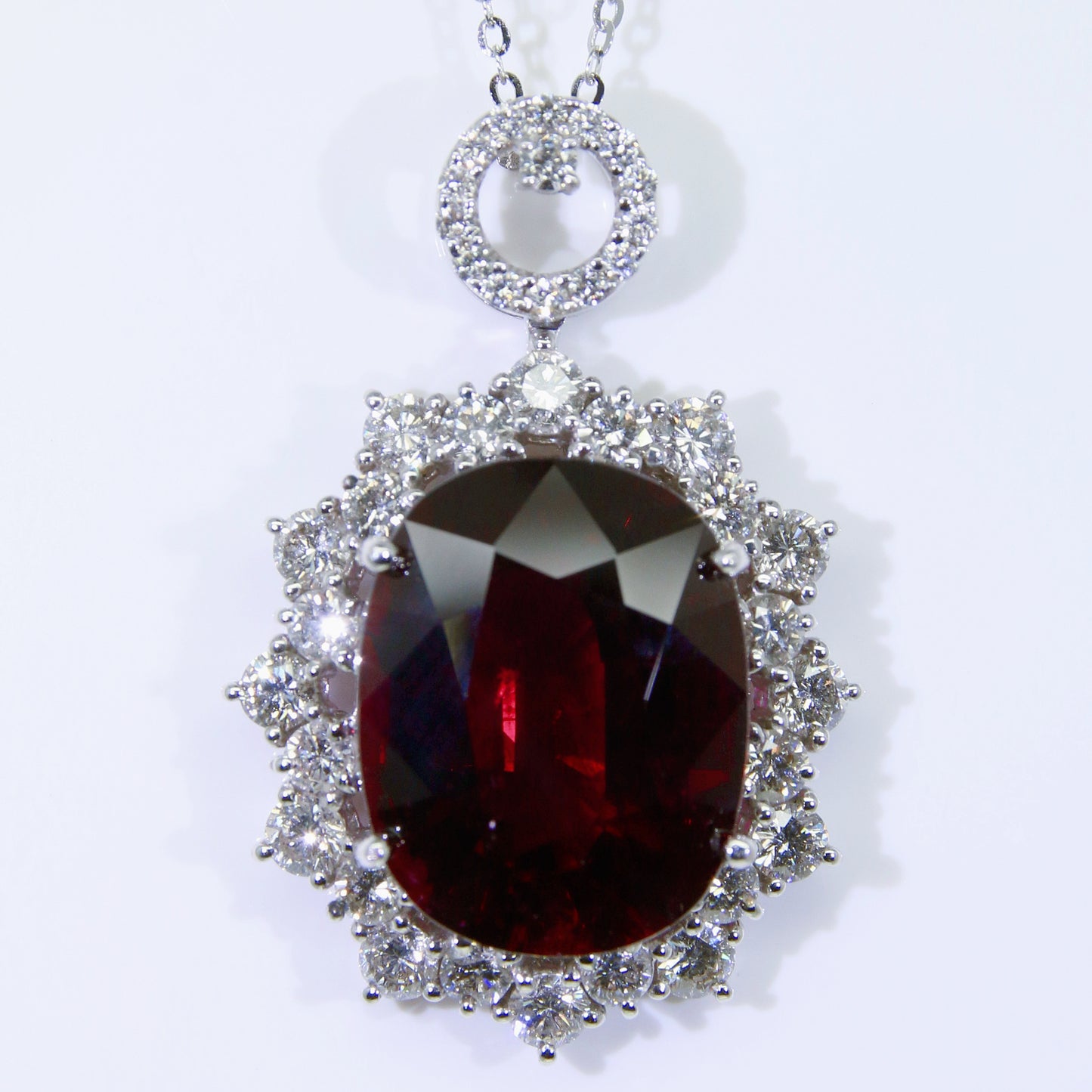 碧璽墜子 紅 17克拉 KD00045