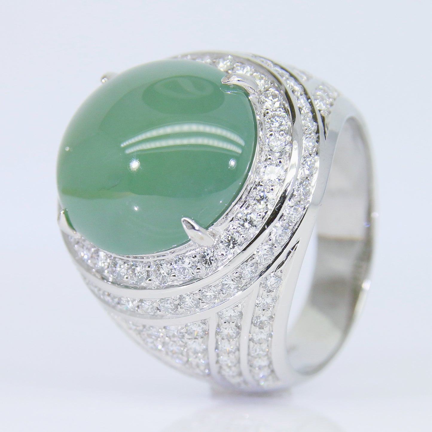 翡翠男戒 15克拉 JM00052