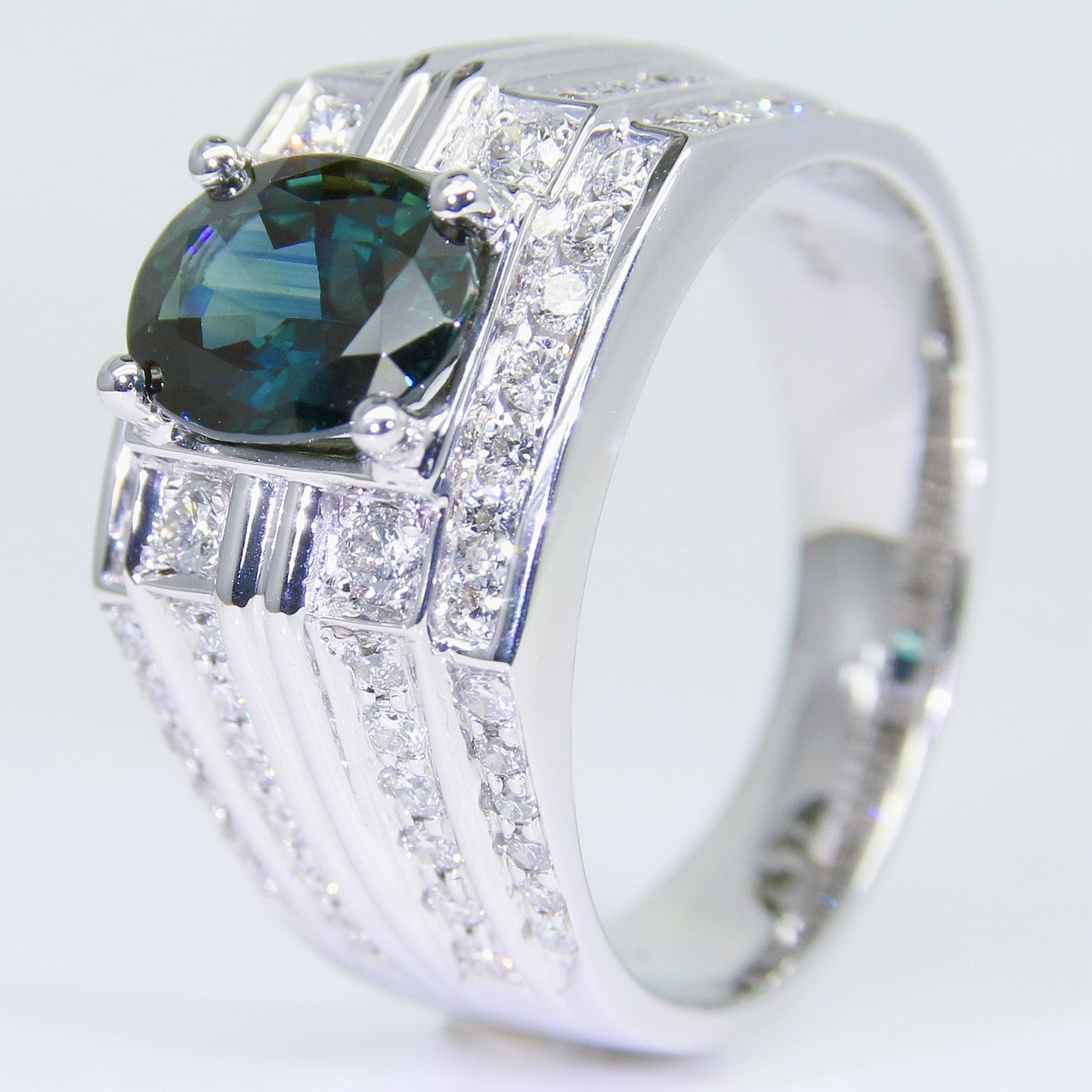 藍寶石男戒 2克拉 SM00644