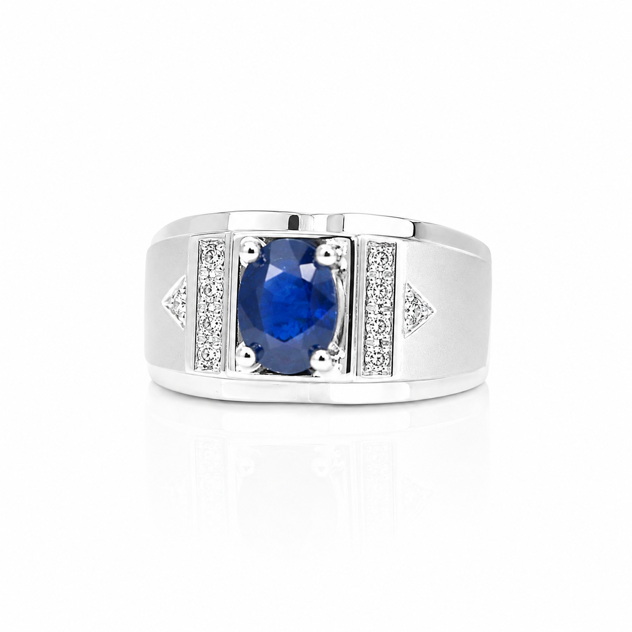 藍寶石男戒 錫蘭 皇家藍 1克拉 SM00777