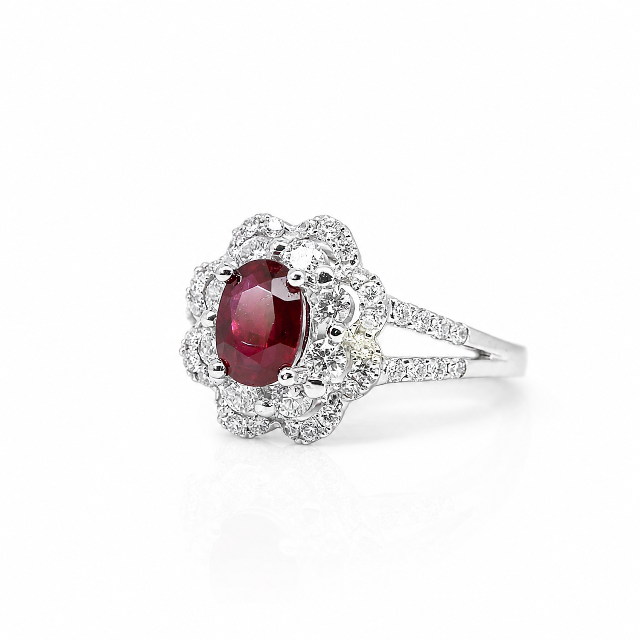 紅寶石女戒 1克拉 RG00163