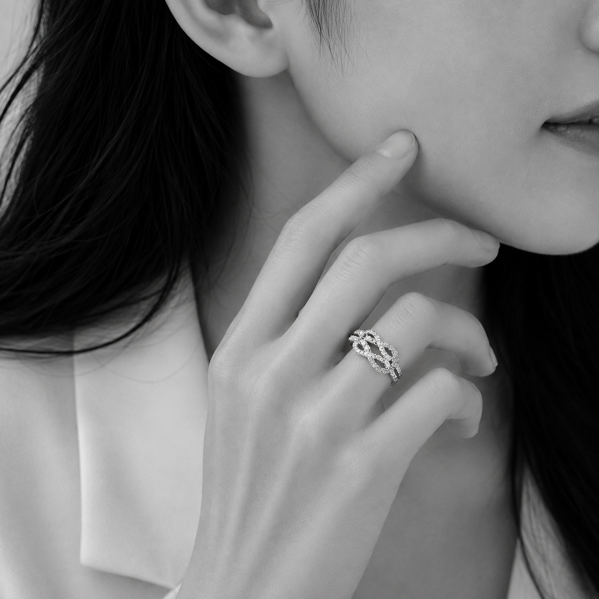 Interlace 交織線戒 23分 鑽戒 DG01297