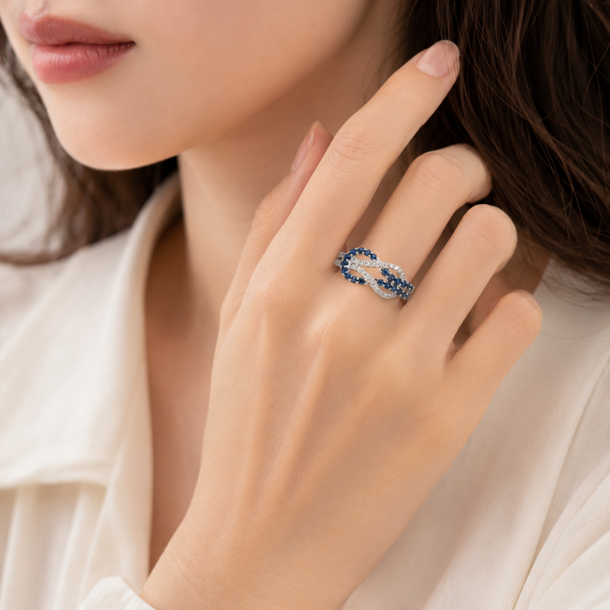 Interlace 交織線戒 23分 鑽戒 DG01295