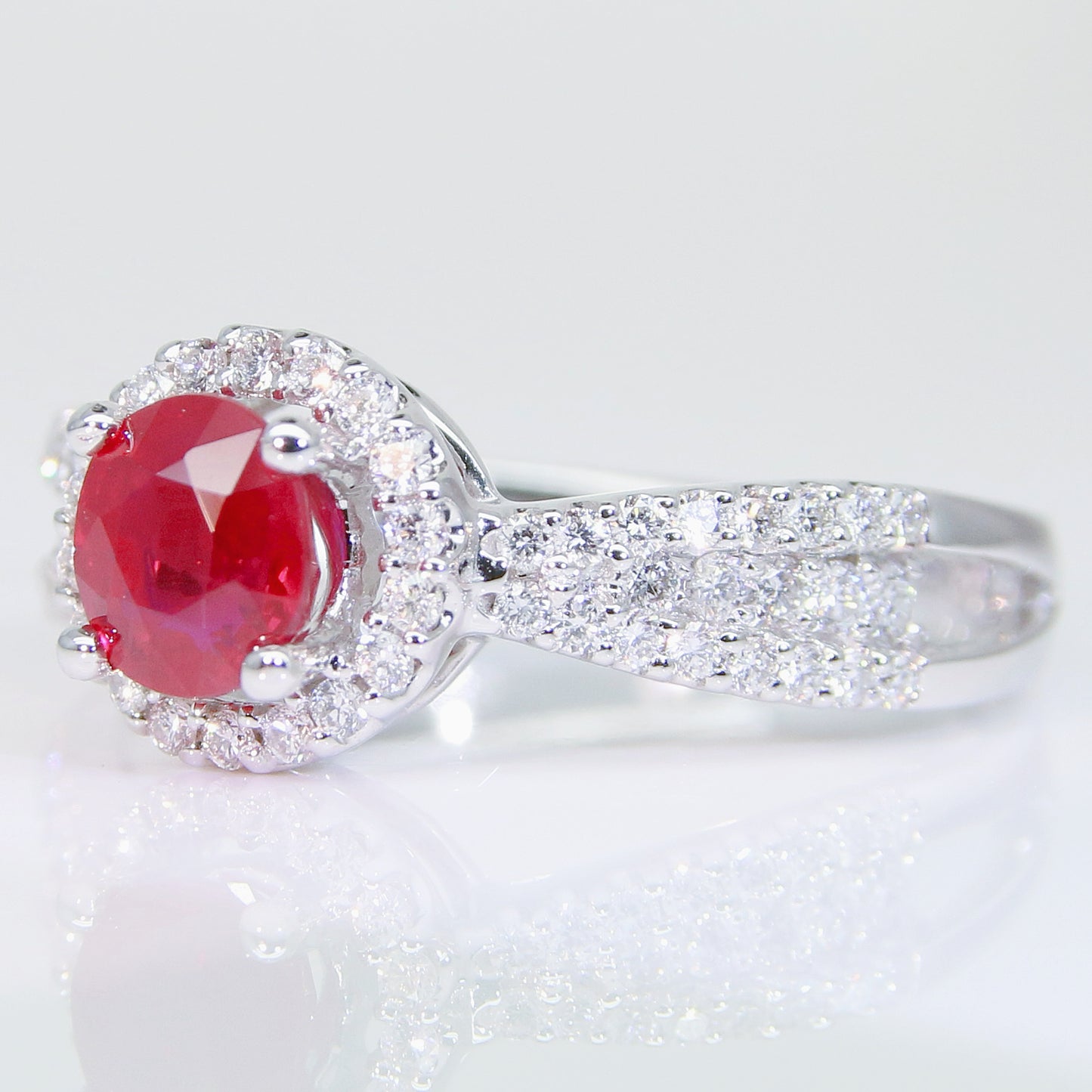 紅寶石女戒 緬甸 鴿血紅 1克拉 RG00228