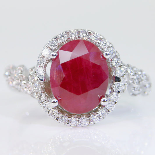 紅寶石女戒 緬甸 2克拉 RG00243