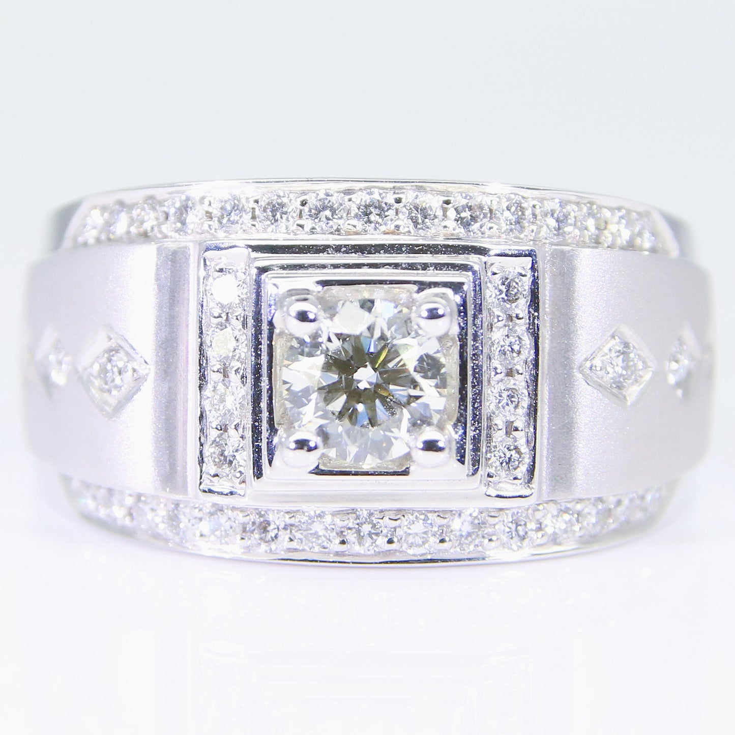 鑽石男戒 50分 DM00538