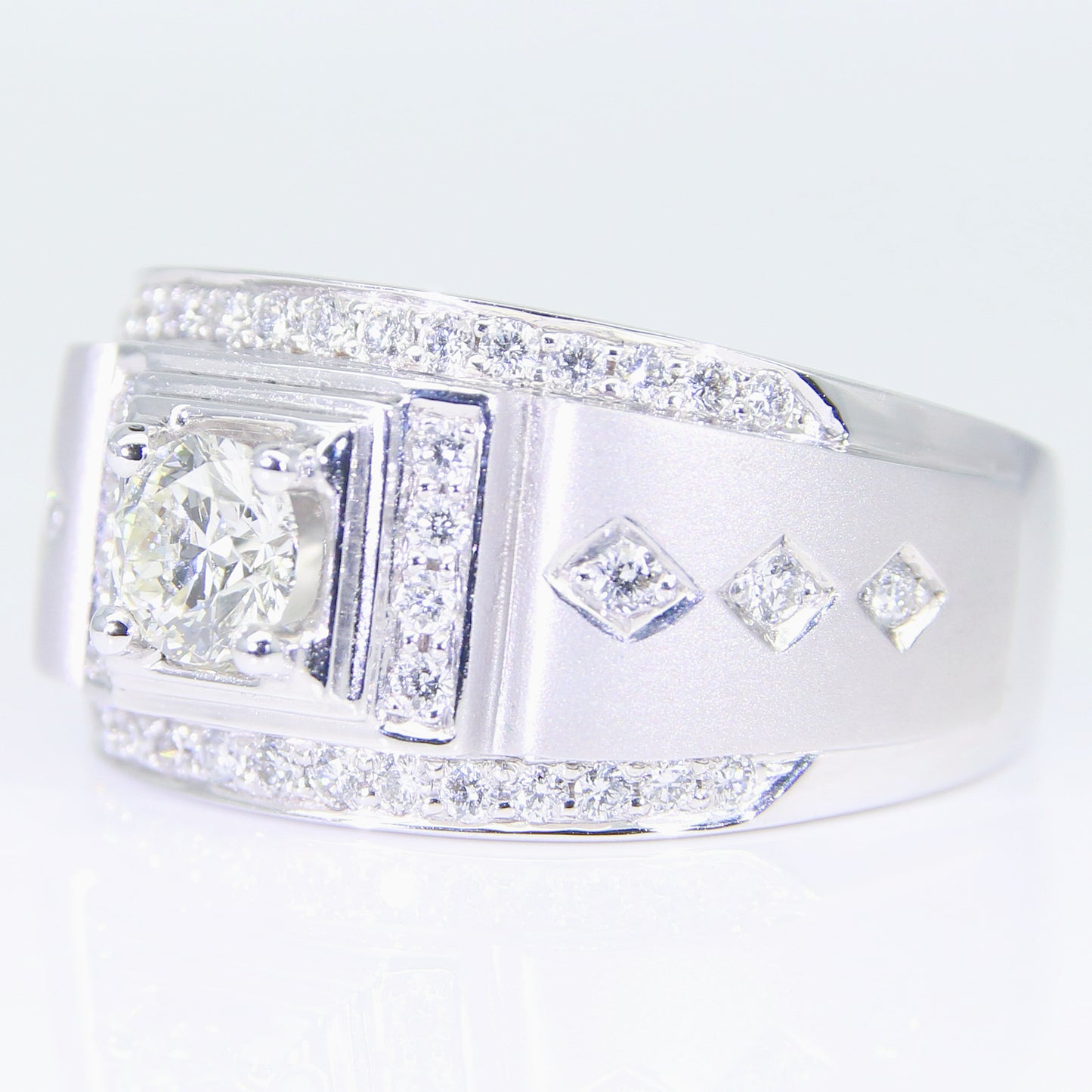 鑽石男戒 50分 DM00538