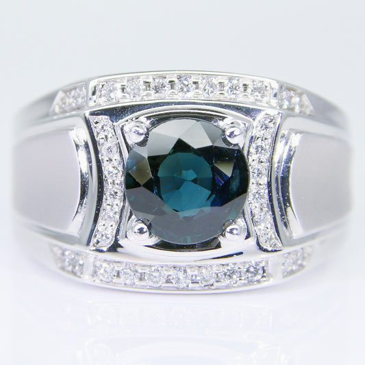 藍寶石男戒 2克拉 SM00779