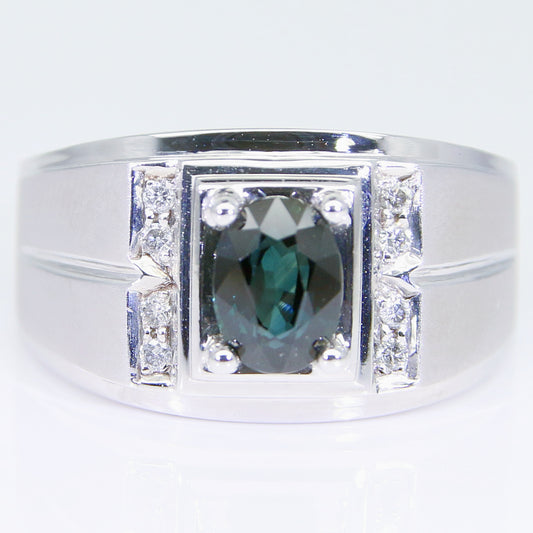 藍寶石男戒 1克拉 SM00676