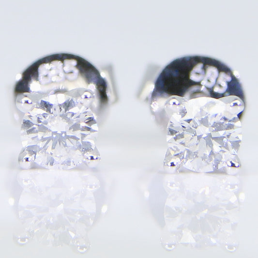 鑽石耳環 10分 四爪 DE00037