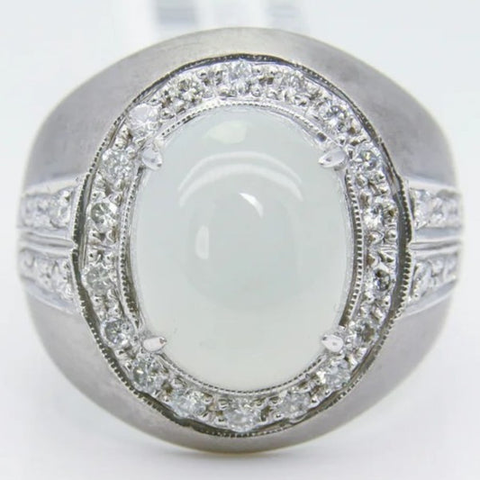 翡翠男戒 8克拉 JM00050