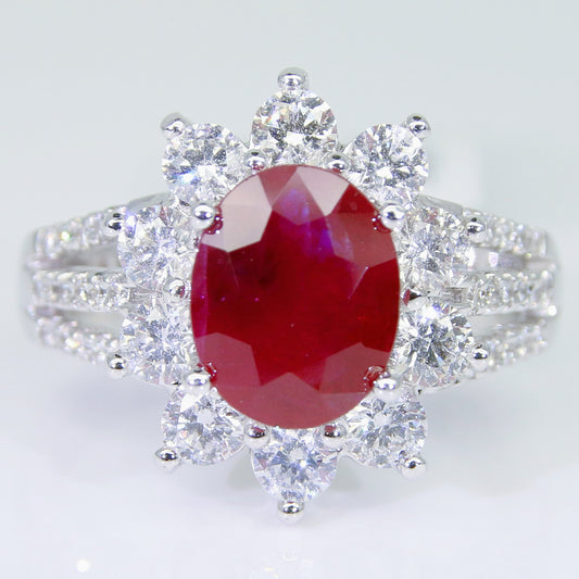 紅寶石女戒 緬甸 2克拉 RG00164