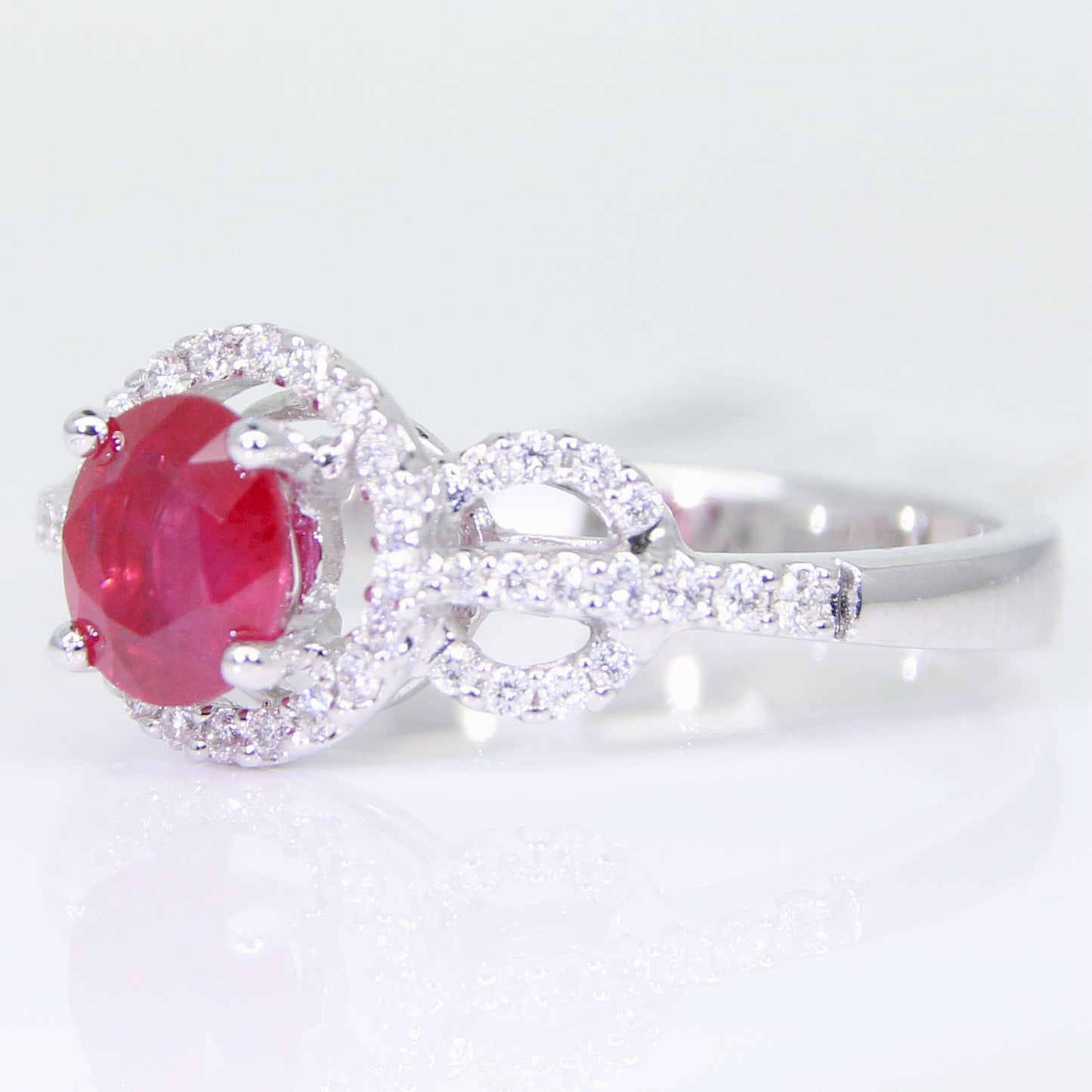 紅寶石女戒 緬甸 鴿血紅 0.97克拉 RG00214