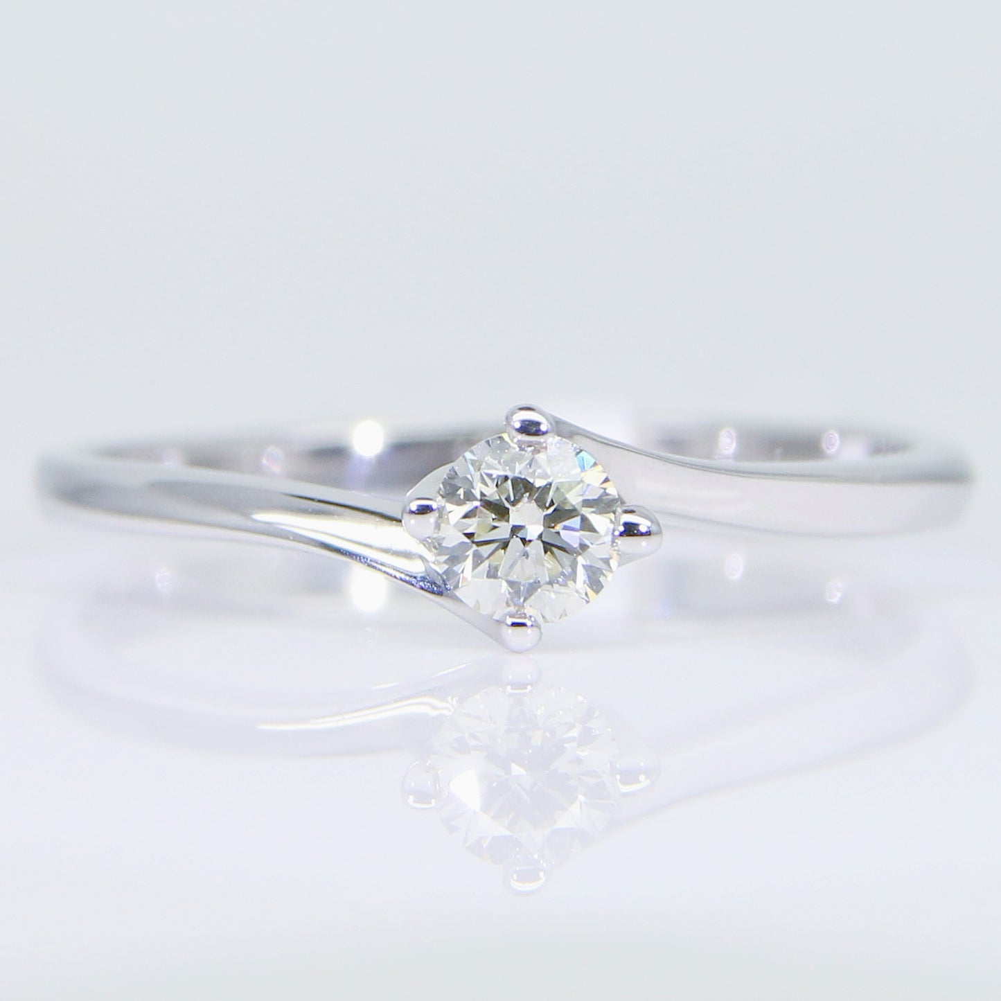 交織鑽戒 18分 DG01513