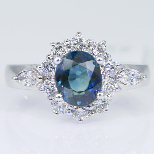 藍寶石女戒 1克拉 SG00003