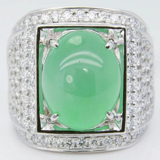 翡翠男戒 13克拉 JM00053