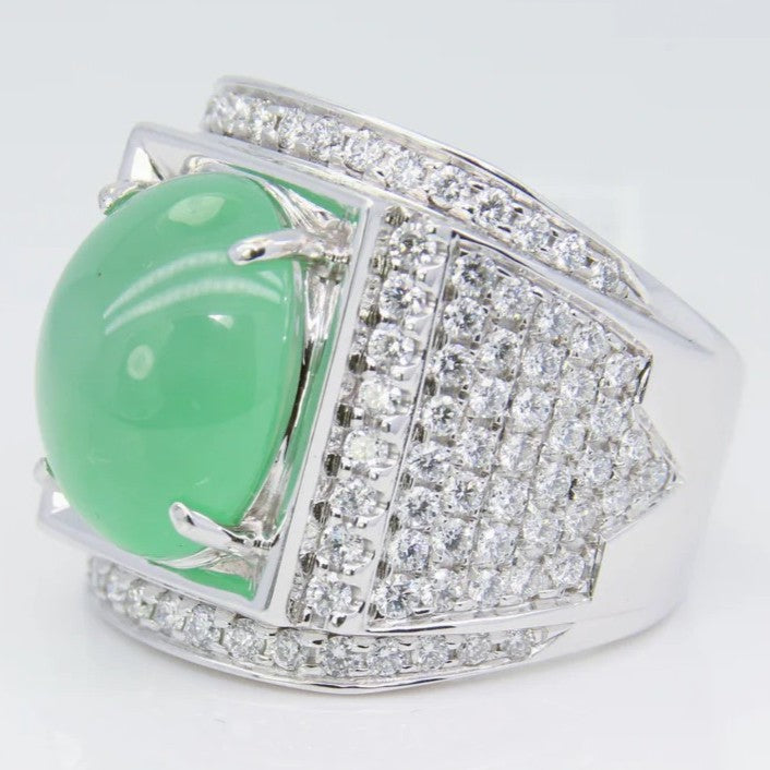 翡翠男戒 13克拉 JM00053