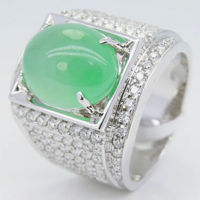 翡翠男戒 13克拉 JM00053