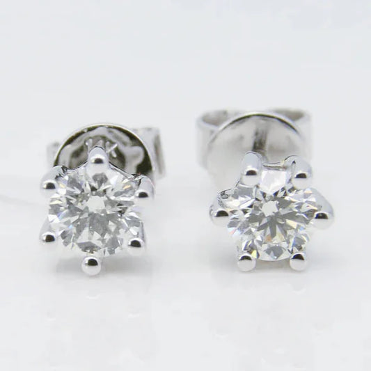 鑽石耳環 30分 六爪 DE00068