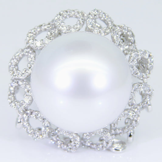 南洋白珍珠 戒指 15mm PG00067