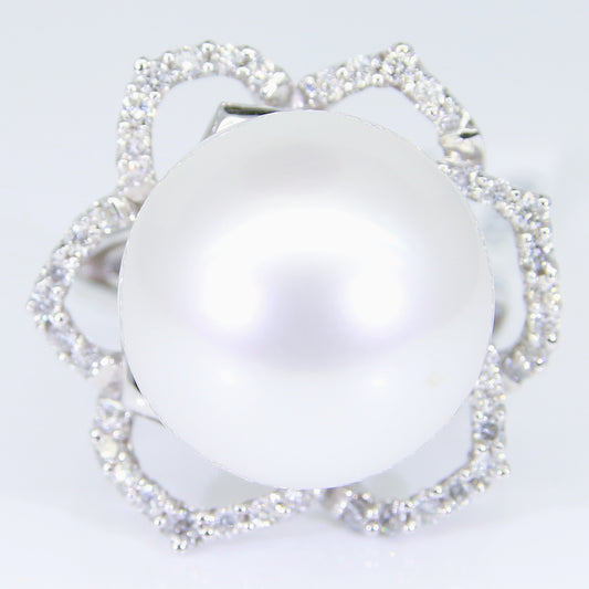 南洋白珍珠 戒指 15mm PG00021