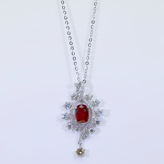 紅寶石墜子 無燒 鴿血紅 1克拉 RD00124