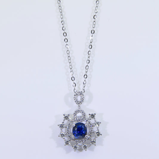 藍寶石墜子 錫蘭 皇家蘭 1克拉 SD00239