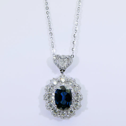 藍寶石墜子 錫蘭 3克拉 SD00195