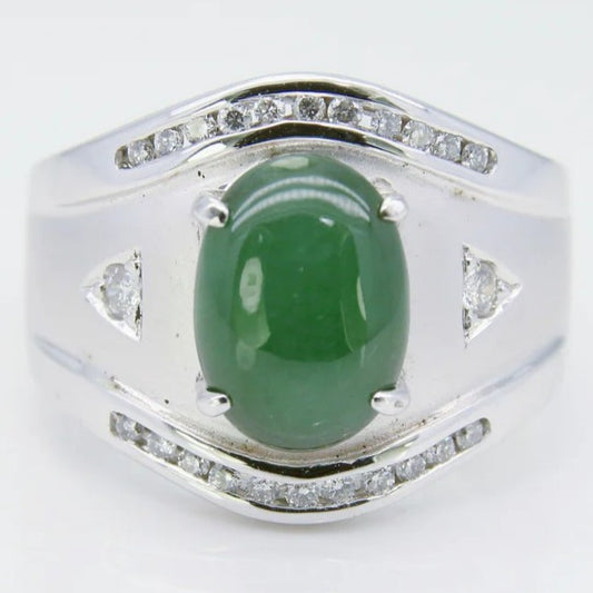 翡翠男戒 JM00040