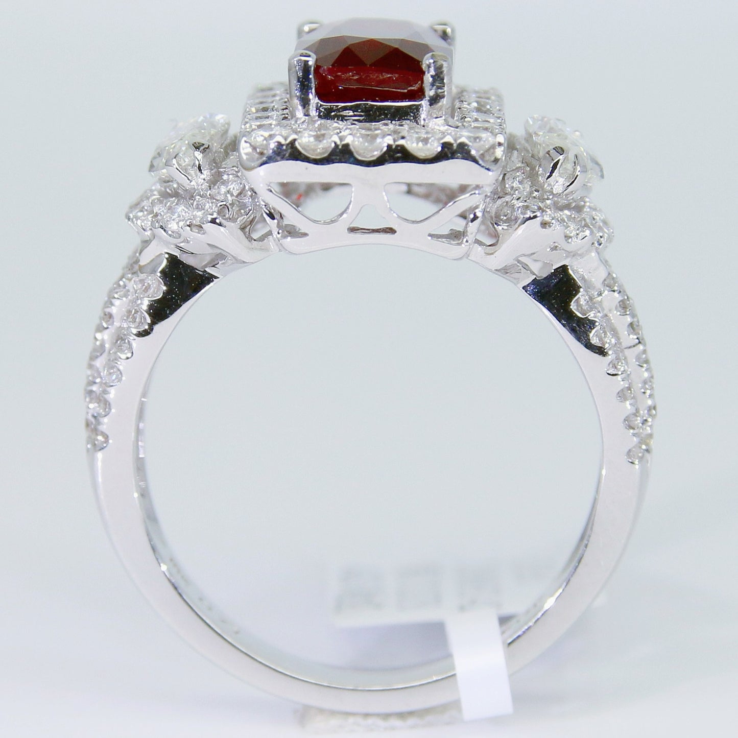 紅寶石女戒 長方形 鴿血紅 3克拉 RG00152