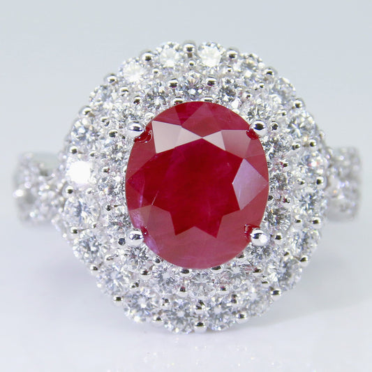 紅寶石女戒 緬甸 3克拉 RG00165