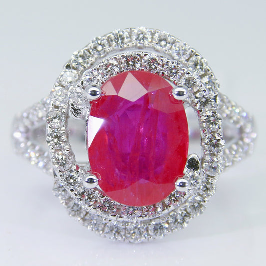 紅寶石女戒 2克拉 RG00241