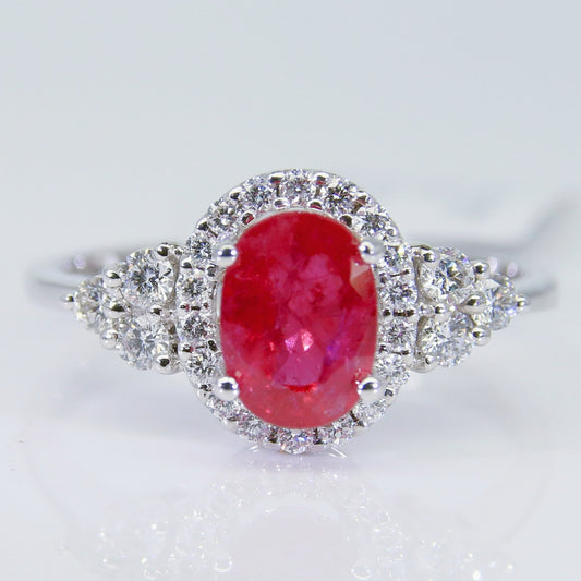 紅寶石女戒 鴿血紅 1克拉 RG00192