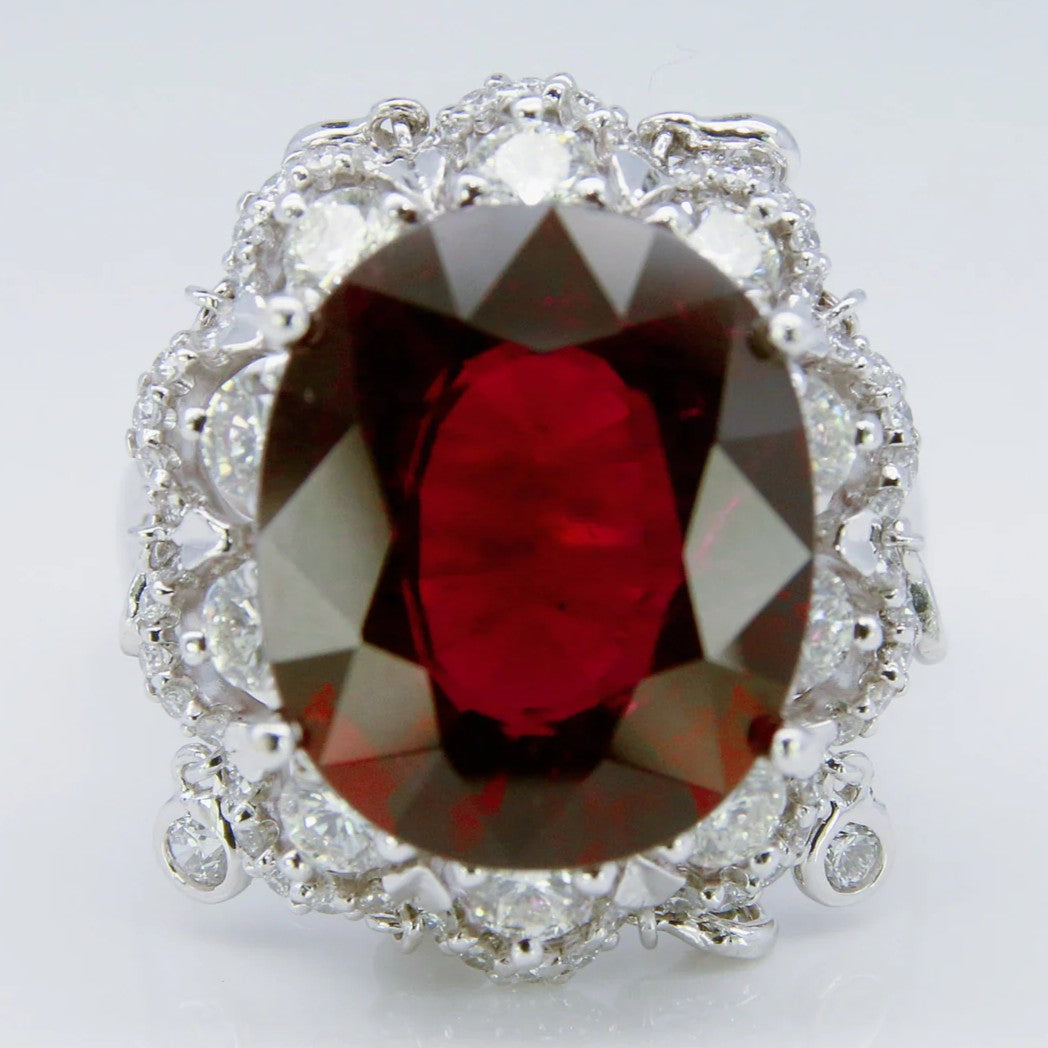 碧璽戒指 紅 10克拉 KG00044