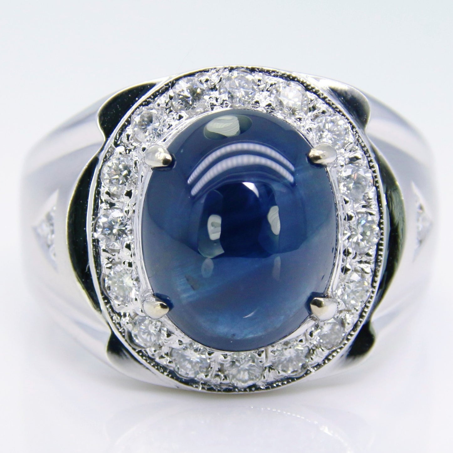 藍寶石男戒 6克拉 SM00560