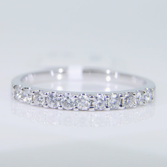 鑽石線戒 單排 單顆2分 DG01431