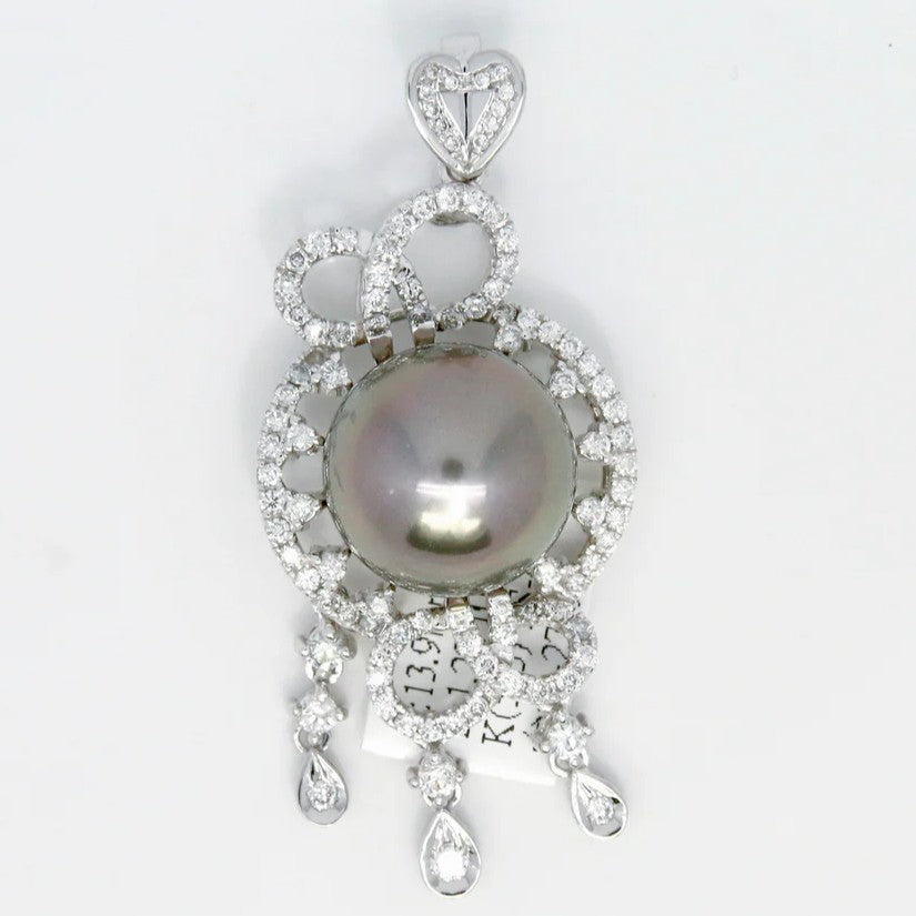 大溪地黑珍珠 墜子 13mm PD00071