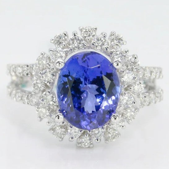 丹泉石戒指 GIA 3克拉 UG00012