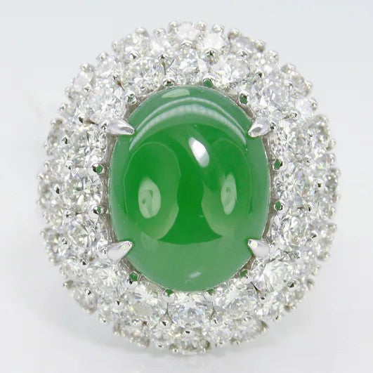 翡翠女戒 14克拉 JG00352