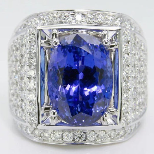 丹泉石戒指 GIA 無燒 11克拉 UM00006