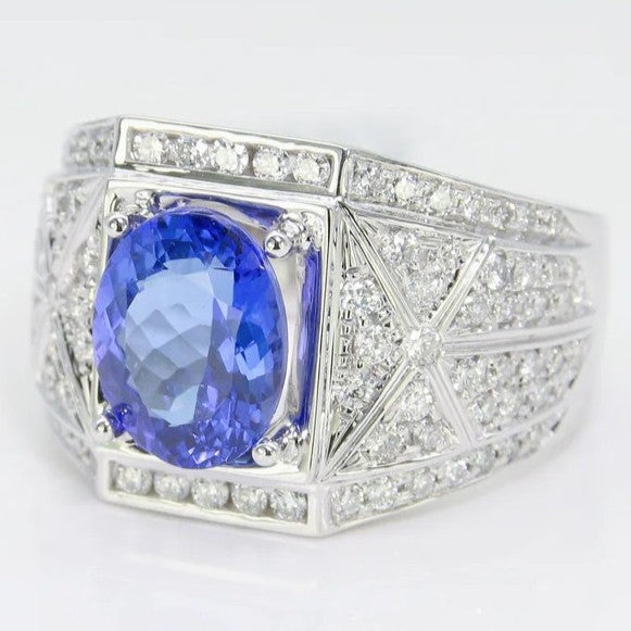 丹泉石戒指 GIA 3克拉 UM00005