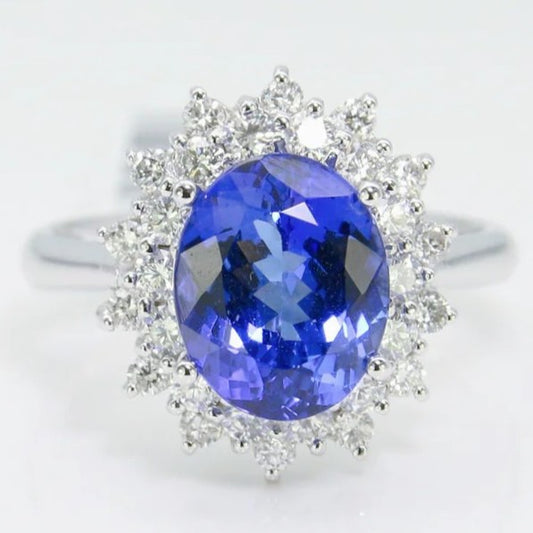 丹泉石戒指 GIA 3克拉 UG00017